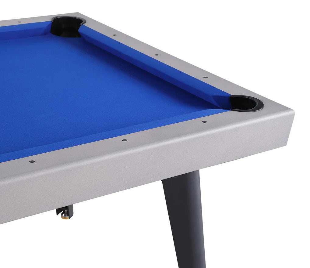 Playcraft Santorini 7ft Outdoor Slate Pool Table with Dining Top Benches and Ping Pong - Entertain Hive