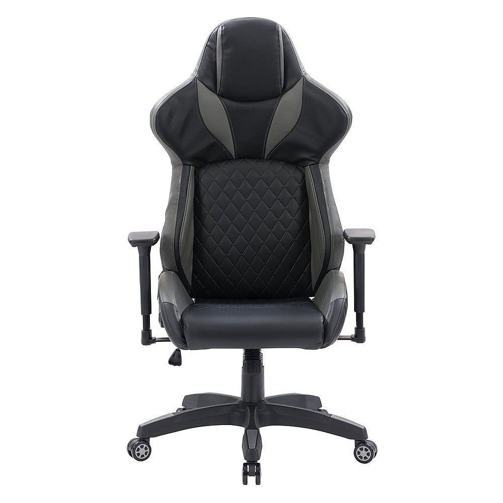 CorLiving - Nightshade Gaming Chair - Black and Grey - Entertain Hive