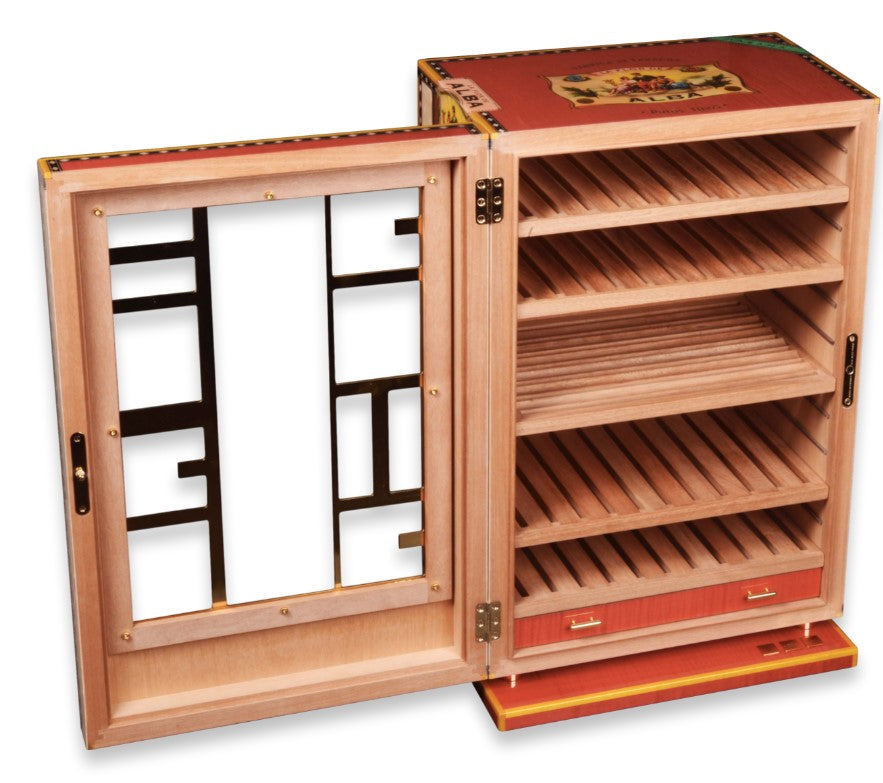 Elie Bleu - Flor de Alba 150 Cigar Cabinet Humidor - Alba Collection - Entertain Hive