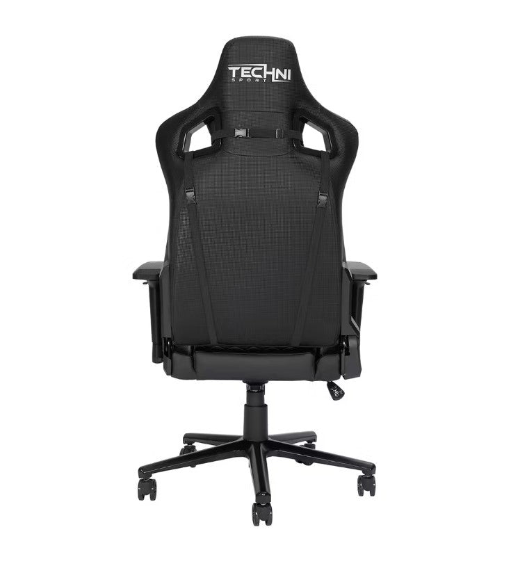 RTA Products - Techni Sport Ergonomic High Back Gaming Chair - Black - Entertain Hive