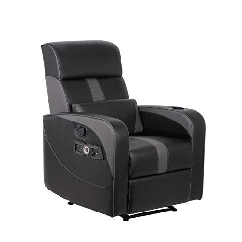 X Rocker Gamma 2.1 Bluetooth Gaming Recliner Chair Black - Entertain Hive